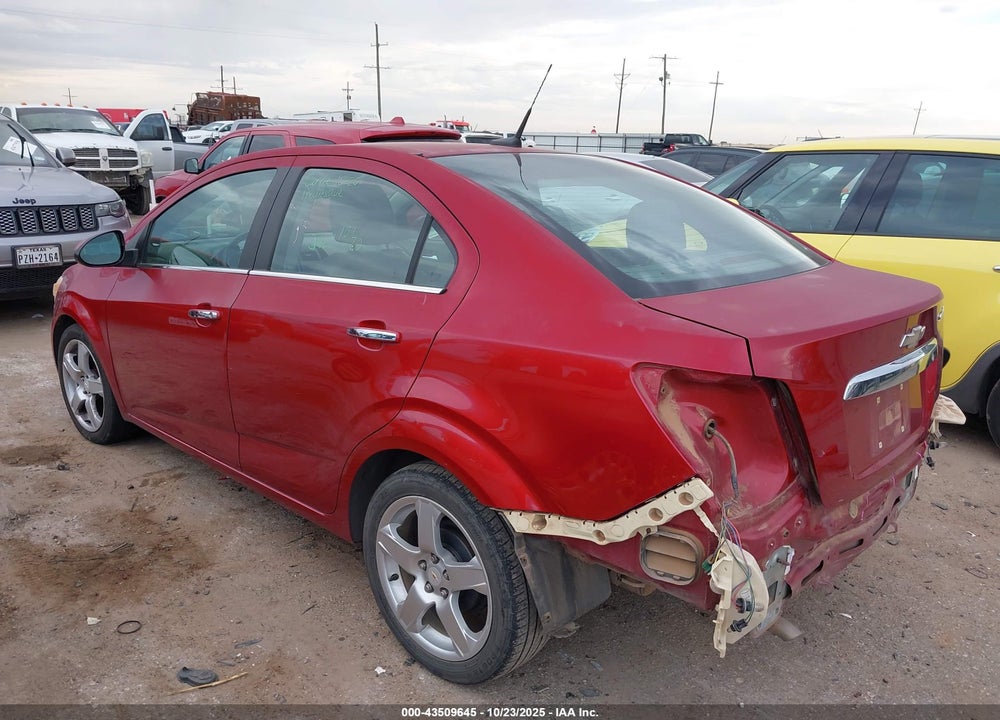 2012 CHEVROLET SONIC VIN: 1G1JE5SH4C4139009