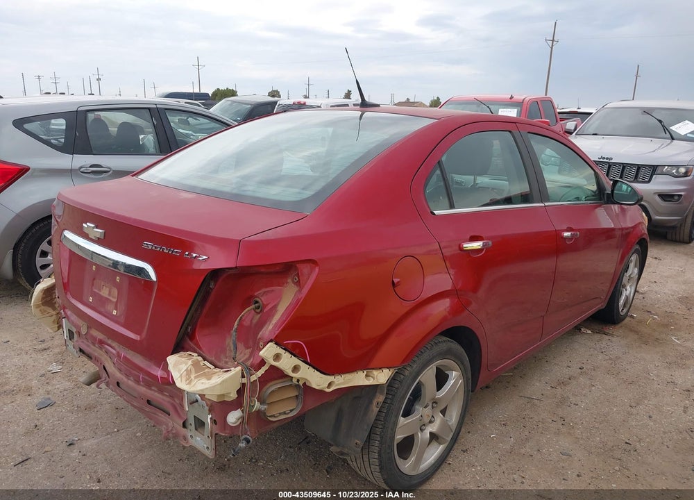 2012 CHEVROLET SONIC VIN: 1G1JE5SH4C4139009