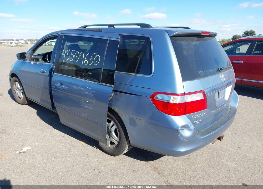 2007 HONDA ODYSSEY VIN: 5FNRL38627B084505