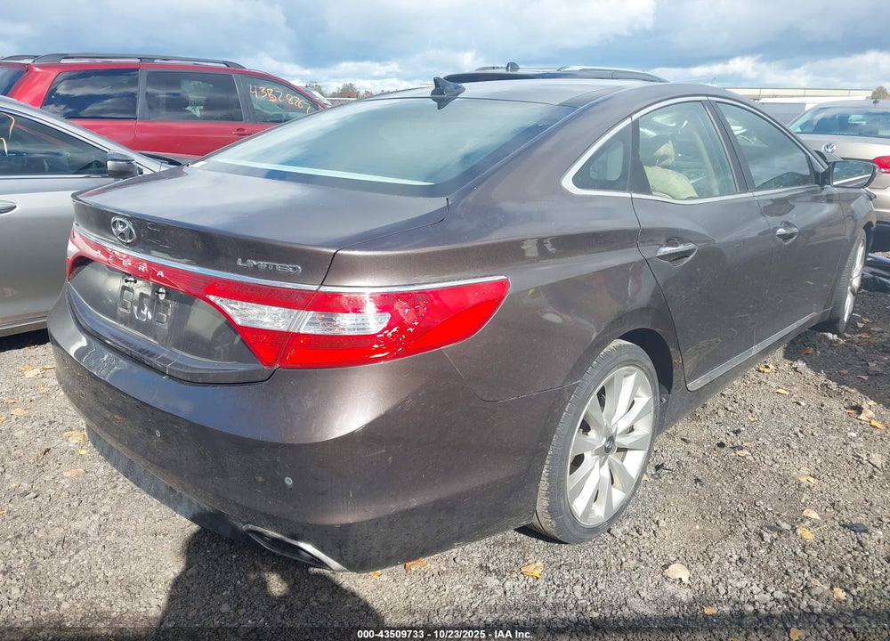 2016 HYUNDAI AZERA LIMITED VIN: KMHFH4JG4GA508039