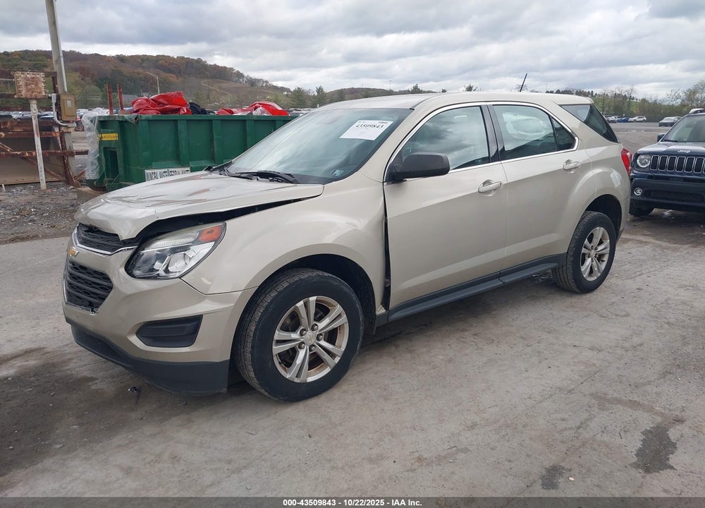 2016 CHEVROLET EQUINOX VIN: 2GNALBEK0G1136541