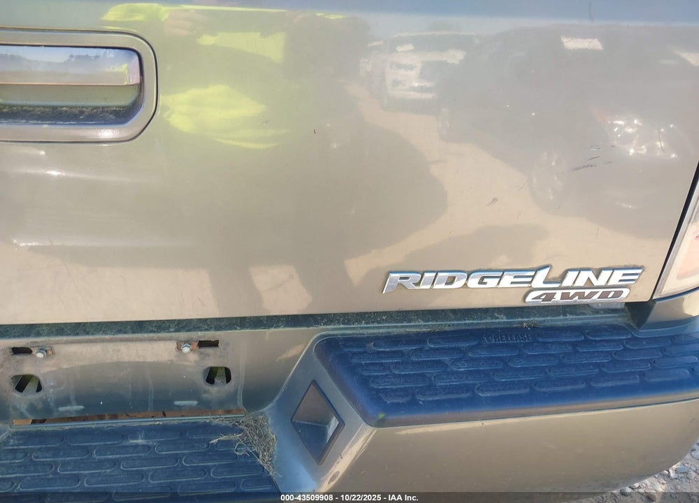 2007 HONDA RIDGELINE RTS VIN: 2HJYK16417H505303
