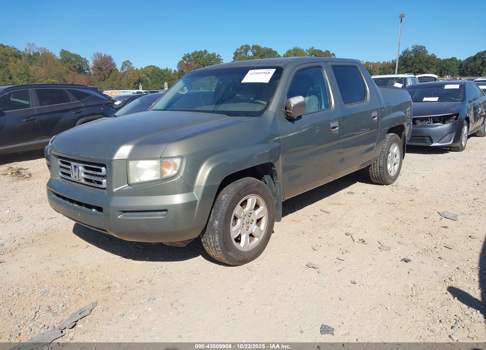 2007 HONDA RIDGELINE RTS VIN: 2HJYK16417H505303