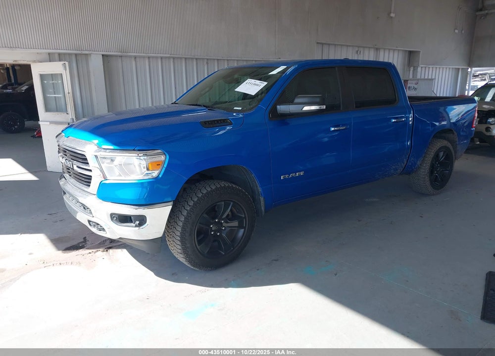 2020 RAM 1500 BIG HORN 4X4 5'7 BOX VIN: 1C6SRFFT2LN382923