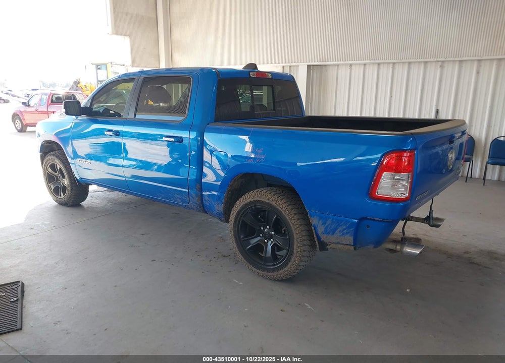 2020 RAM 1500 BIG HORN 4X4 5'7 BOX VIN: 1C6SRFFT2LN382923