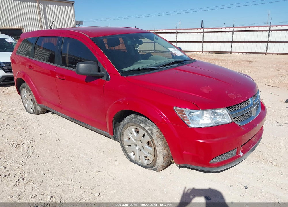 2014 DODGE JOURNEY AMERICAN VALUE PKG VIN: 3C4PDCAB6ET268534