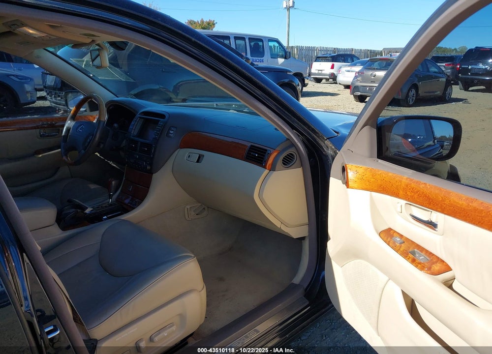 2004 LEXUS LS 430 VIN: JTHBN36F740138873