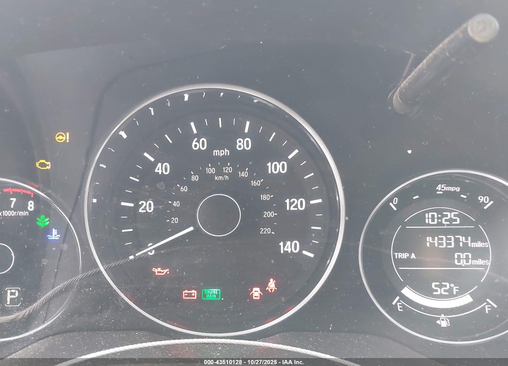 2017 HONDA HR-V VIN: 3CZRU6H35HG704774