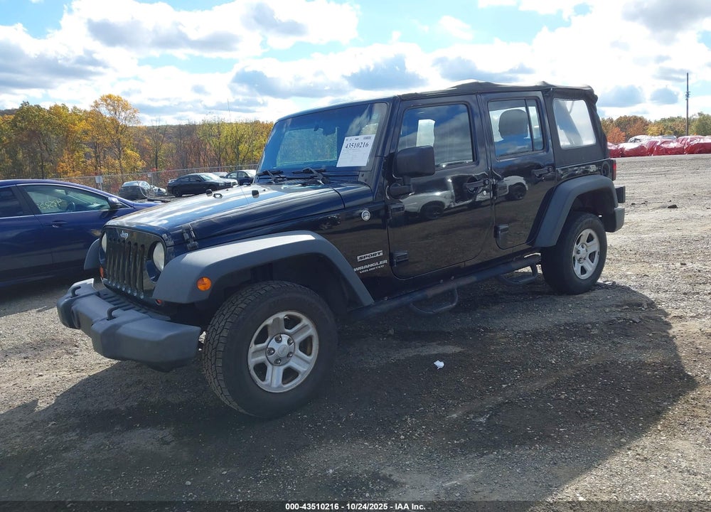 2013 JEEP WRANGLER UNLIMITED SPORT VIN: 1C4BJWDG0DL688747