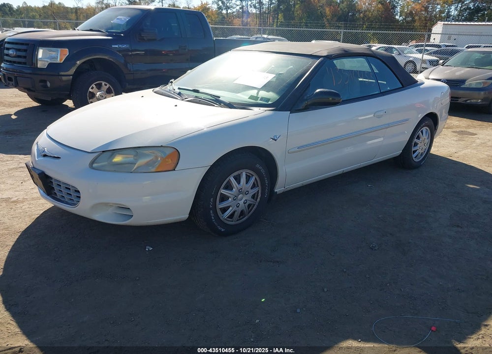 2002 CHRYSLER SEBRING LX VIN: 1C3EL45R72N261504
