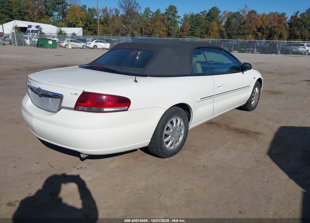 2002 CHRYSLER SEBRING LX VIN: 1C3EL45R72N261504