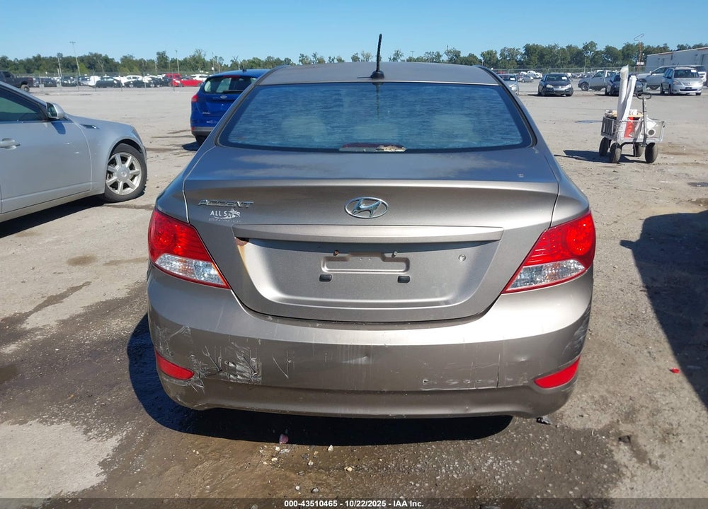 2012 HYUNDAI ACCENT VIN: KMHCU4AE6CU184226
