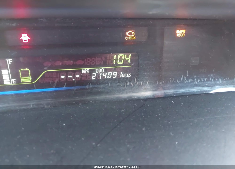 2012 TOYOTA PRIUS V TWO VIN: JTDZN3EU4C3129772