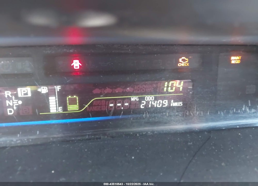 2012 TOYOTA PRIUS V TWO VIN: JTDZN3EU4C3129772