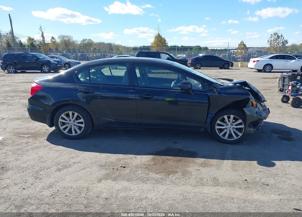 2012 HONDA CIVIC VIN: 19XFB2F85CE313280