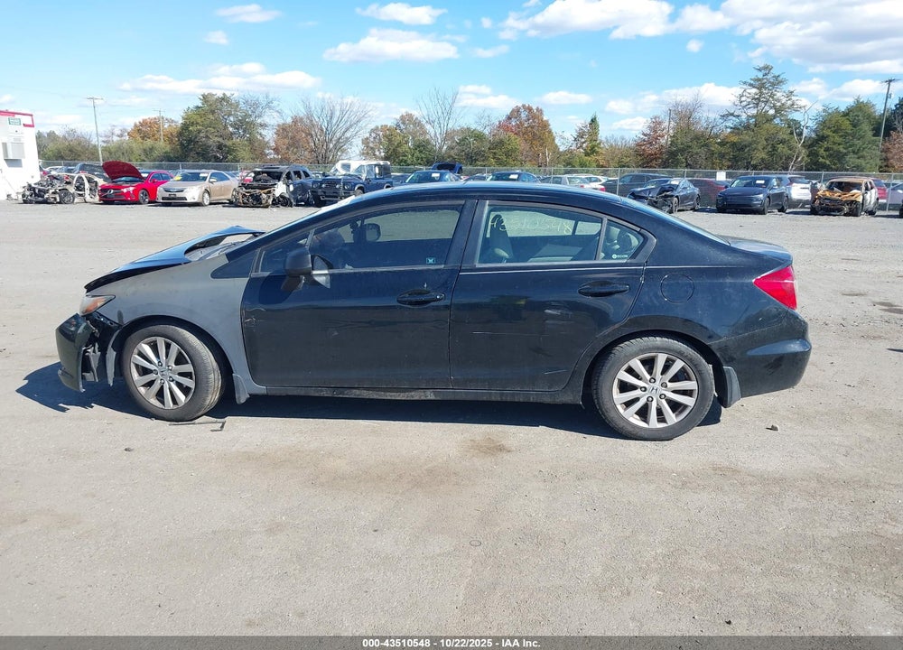 2012 HONDA CIVIC VIN: 19XFB2F85CE313280