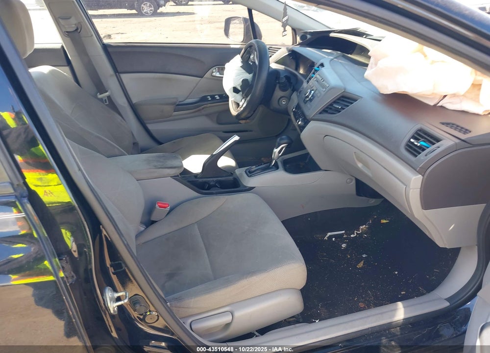 2012 HONDA CIVIC VIN: 19XFB2F85CE313280