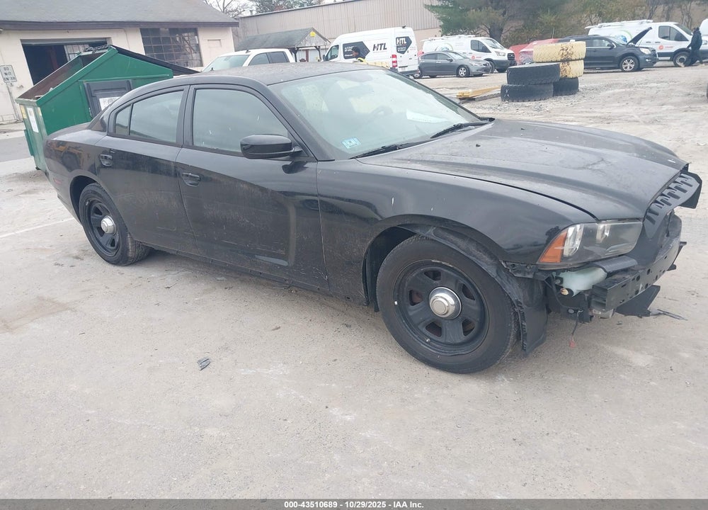 2014 DODGE CHARGER POLICE VIN: 2C3CDXAT0EH145873