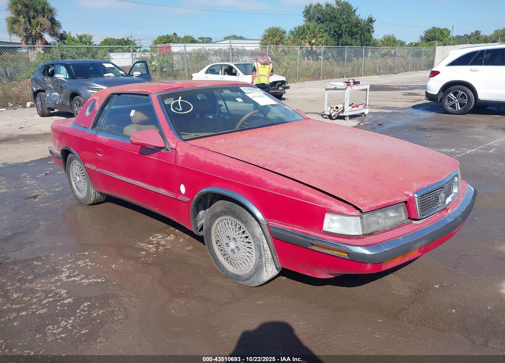 1989 MASERATI CHRYSLER TC BY VIN: ZC2FP1103KB201788