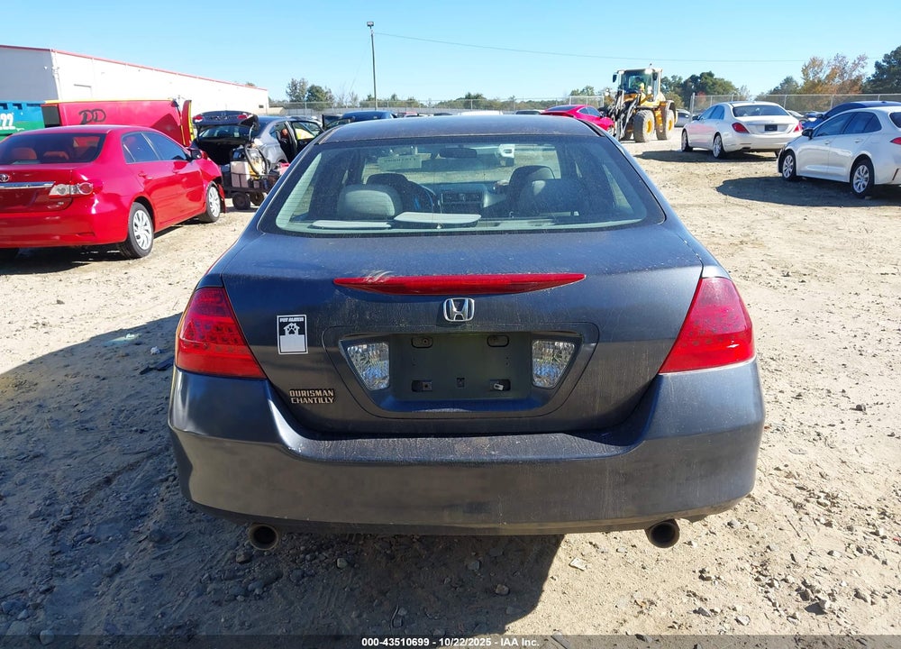 2007 HONDA ACCORD 3.0 SE VIN: 1HGCM66427A084827