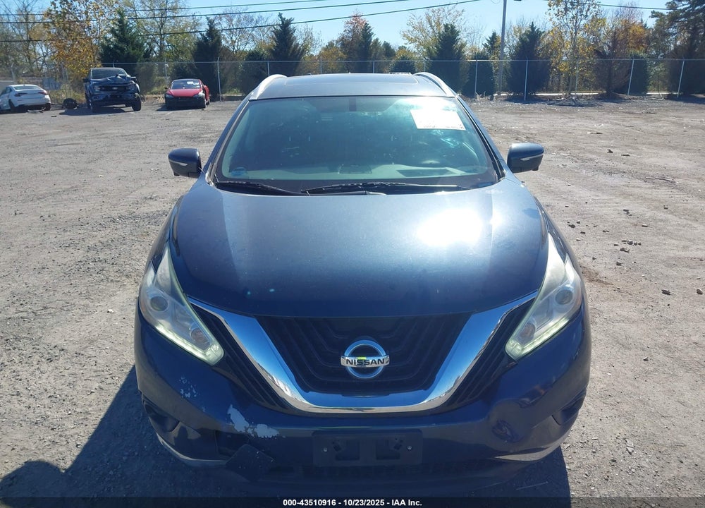 2015 NISSAN MURANO SL VIN: 5N1AZ2MH7FN226775