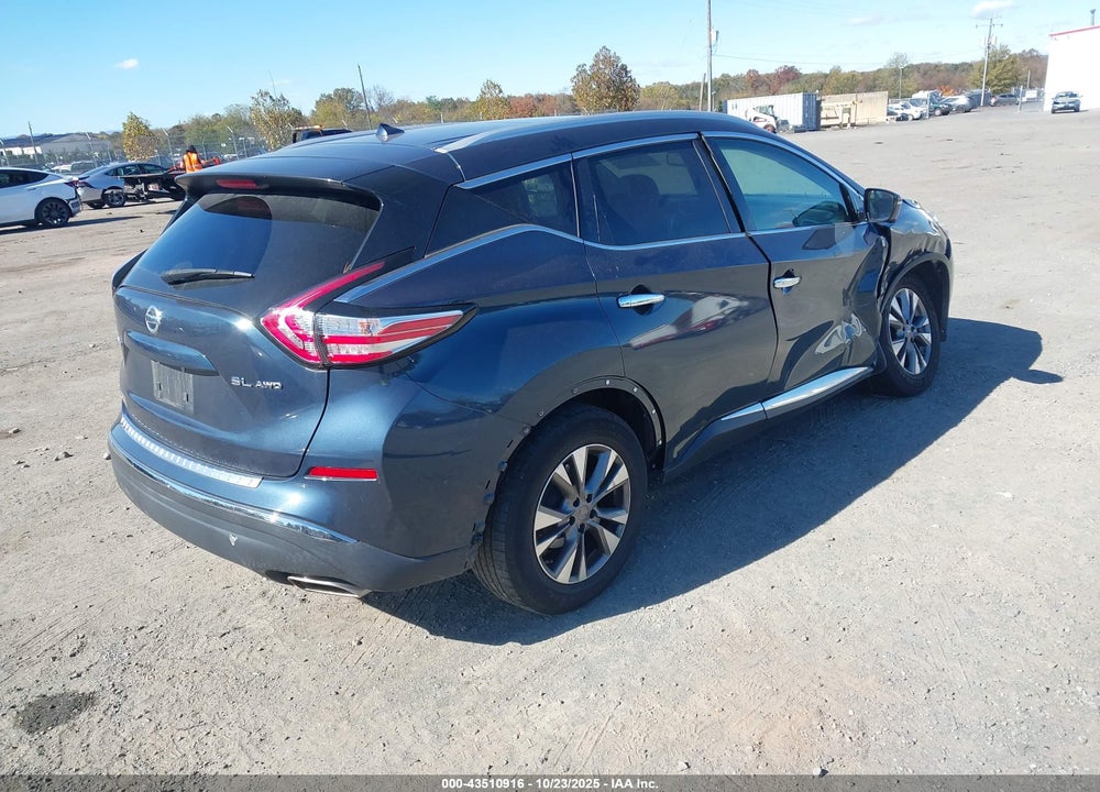 2015 NISSAN MURANO SL VIN: 5N1AZ2MH7FN226775