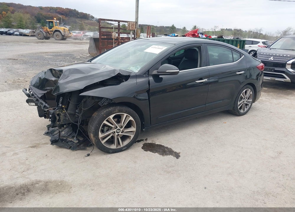 2017 HYUNDAI ELANTRA LIMITED VIN: 5NPD84LF1HH050583