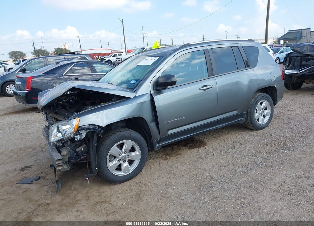 2014 JEEP COMPASS SPORT VIN: 1C4NJCBA8ED505004