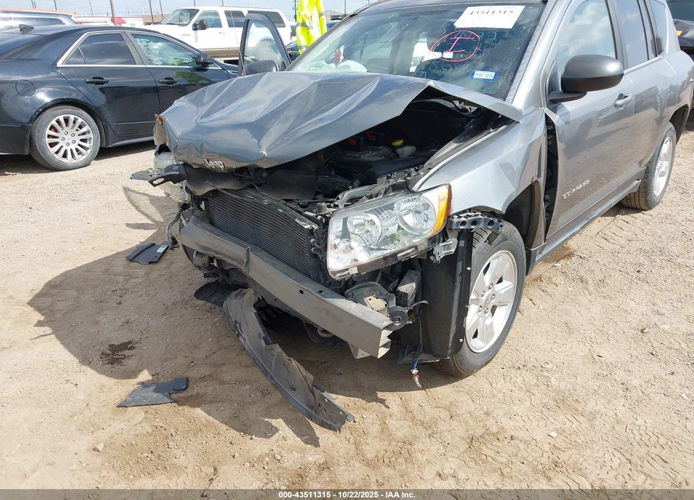2014 JEEP COMPASS SPORT VIN: 1C4NJCBA8ED505004
