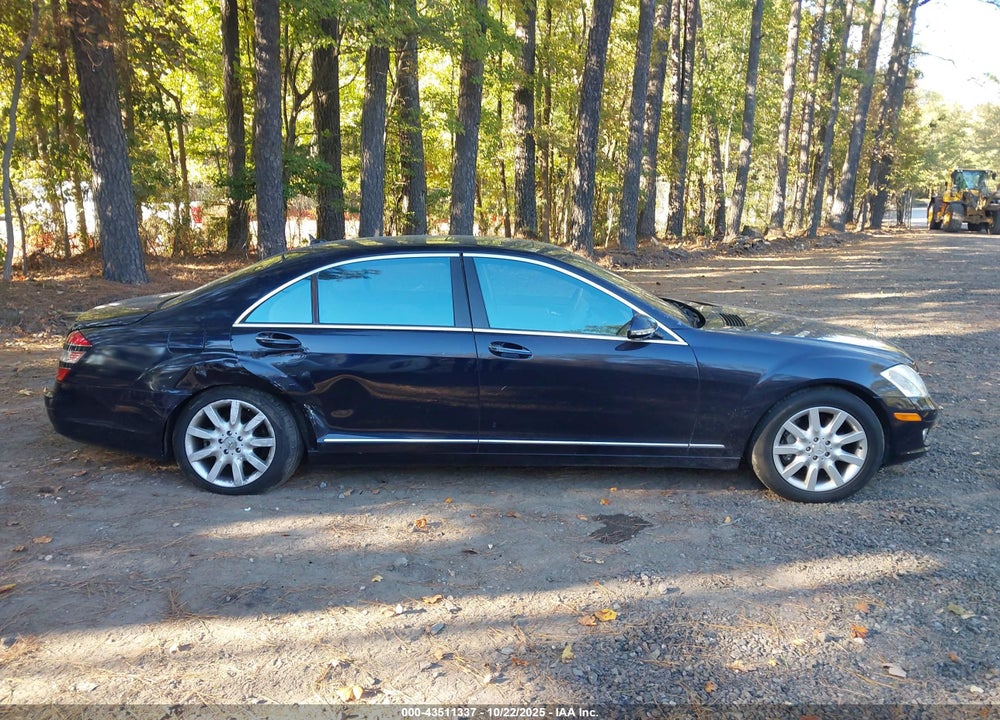 2007 MERCEDES-BENZ S CLASS VIN: WDDNG86X67A145722