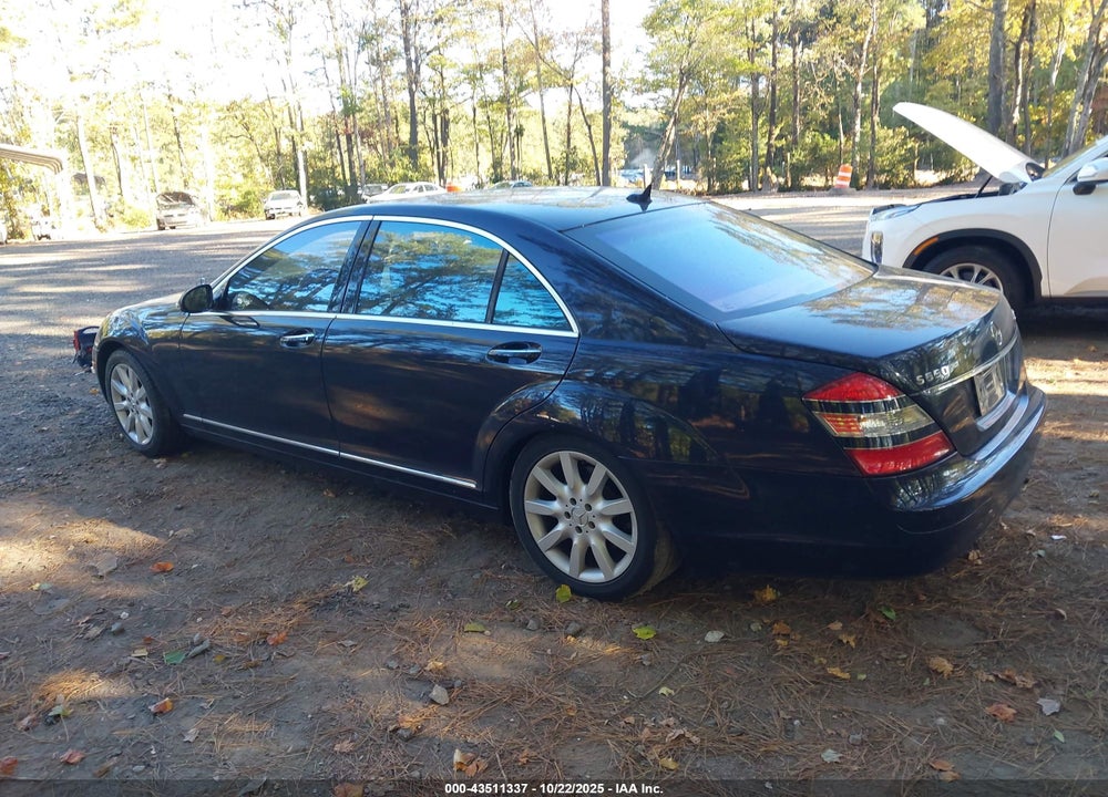 2007 MERCEDES-BENZ S CLASS VIN: WDDNG86X67A145722