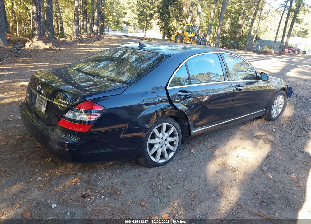 2007 MERCEDES-BENZ S CLASS VIN: WDDNG86X67A145722