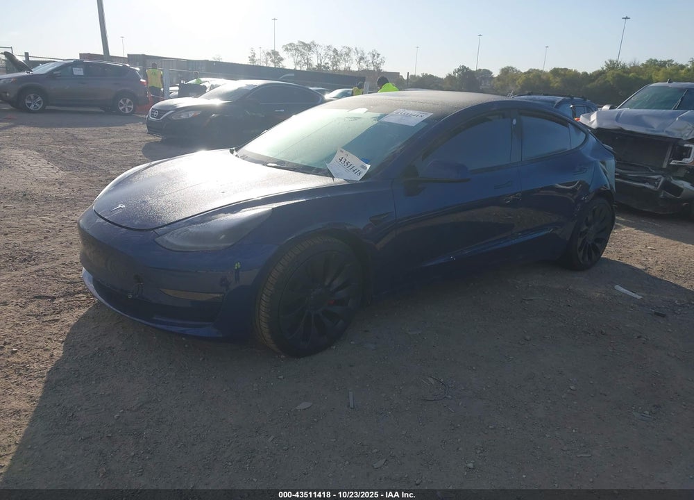 2022 TESLA MODEL 3 PERFORMANCE DUAL MOTOR ALL-WHEEL DRIVE VIN: 5YJ3E1EC4NF275631