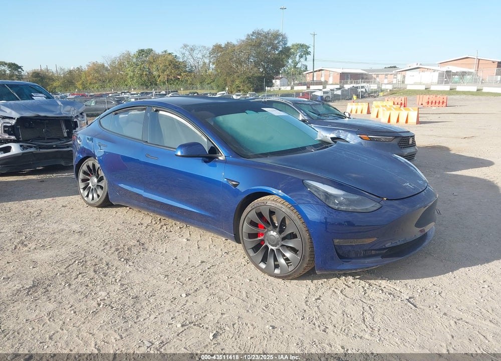 2022 TESLA MODEL 3 PERFORMANCE DUAL MOTOR ALL-WHEEL DRIVE VIN: 5YJ3E1EC4NF275631