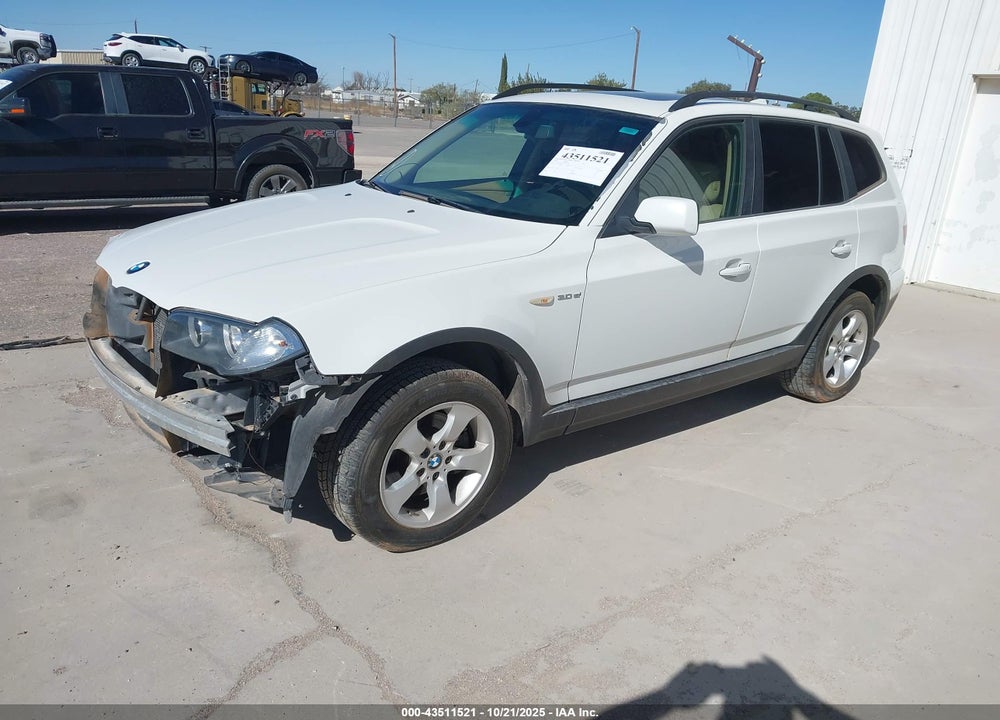 2008 BMW X3 3.0SI VIN: WBXPC93418WJ11256