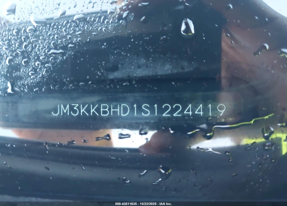 2025 MAZDA CX-90 VIN: JM3KKBHD1S1224419