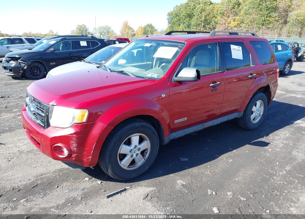 2008 FORD ESCAPE VIN: 1FMCU93128KC67680