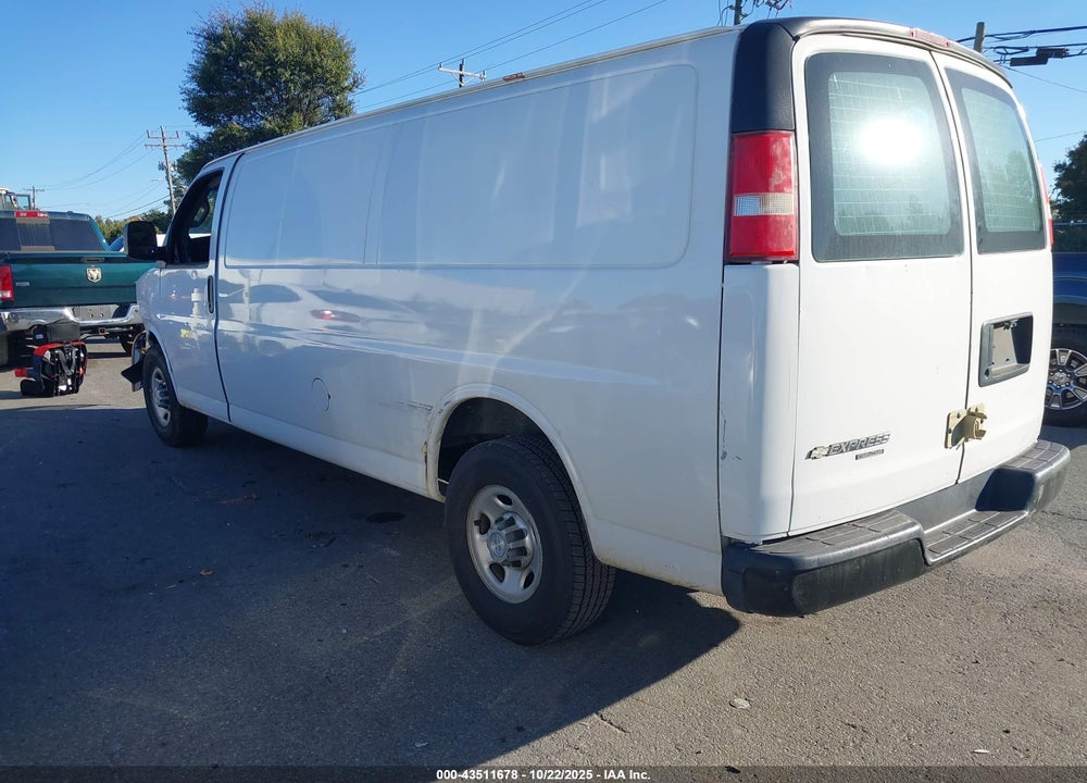 2016 CHEVROLET EXPRESS 2500 WORK VAN VIN: 1GCWGBFF7G1171555