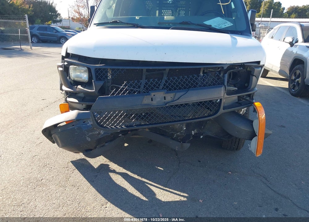 2016 CHEVROLET EXPRESS 2500 WORK VAN VIN: 1GCWGBFF7G1171555