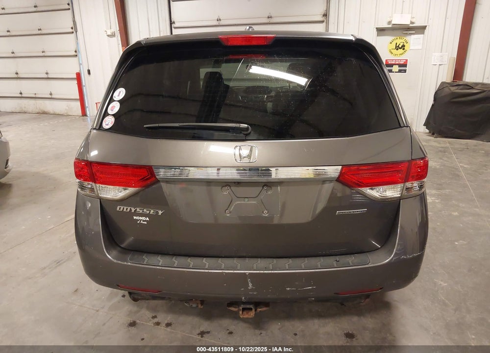 2016 HONDA ODYSSEY SE VIN: 5FNRL5H31GB155856