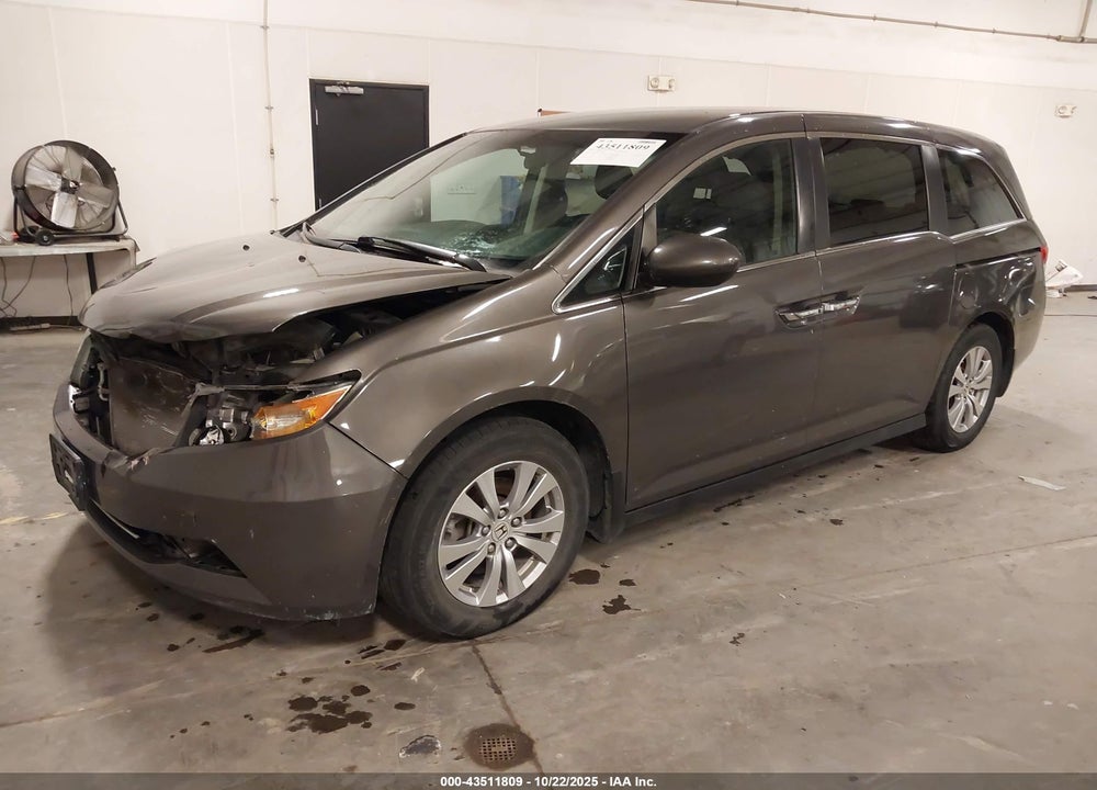 2016 HONDA ODYSSEY SE VIN: 5FNRL5H31GB155856
