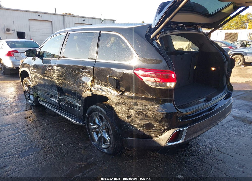 2017 TOYOTA HIGHLANDER HYBRID VIN: 5TDDGRFH2HS027269