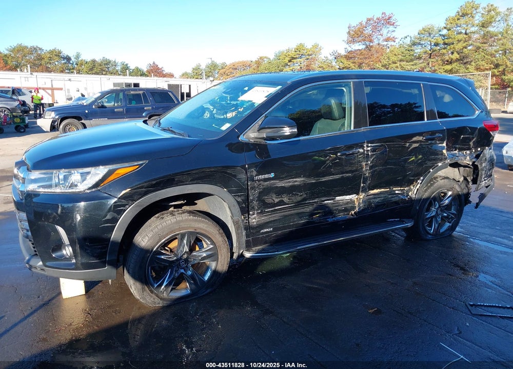 2017 TOYOTA HIGHLANDER HYBRID VIN: 5TDDGRFH2HS027269