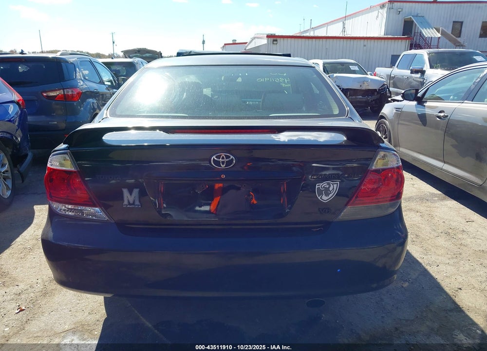 2005 TOYOTA CAMRY SE V6 VIN: 4T1BA32K05U507501