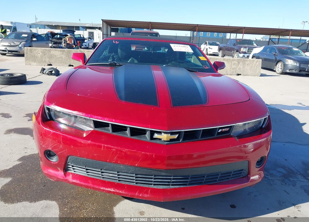 2014 CHEVROLET CAMARO 2LT VIN: 2G1FC3D33E9141545