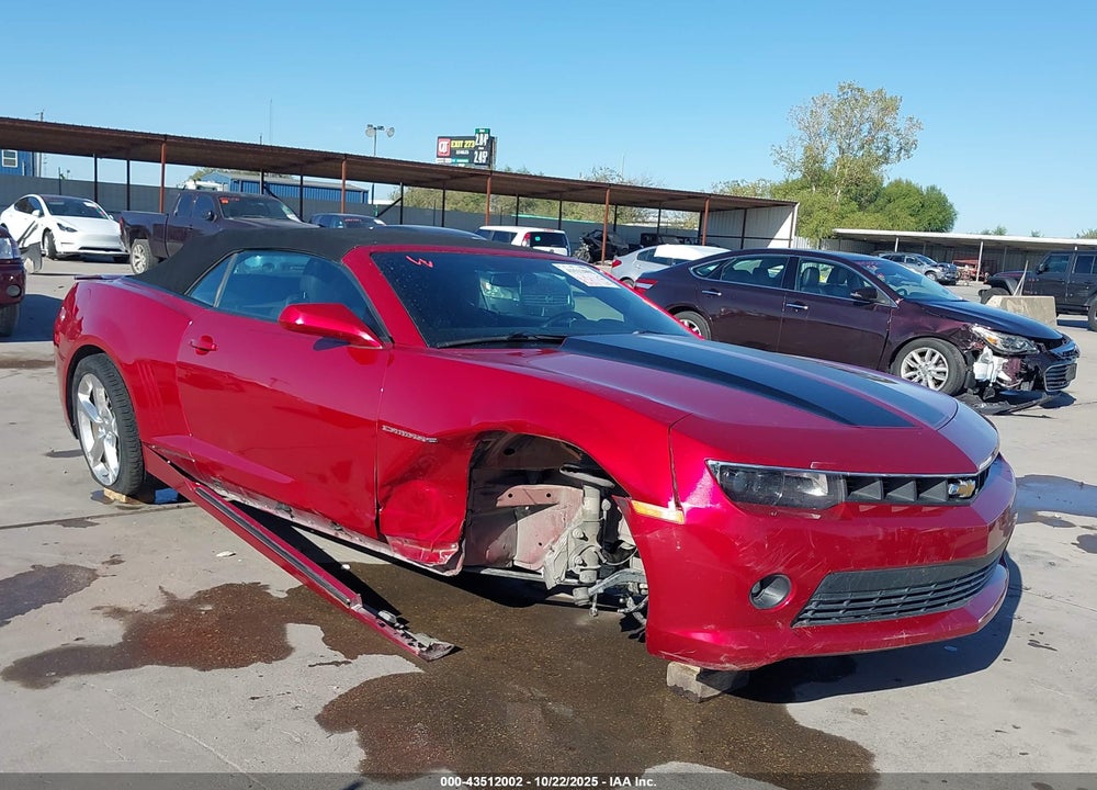 2014 CHEVROLET CAMARO 2LT VIN: 2G1FC3D33E9141545