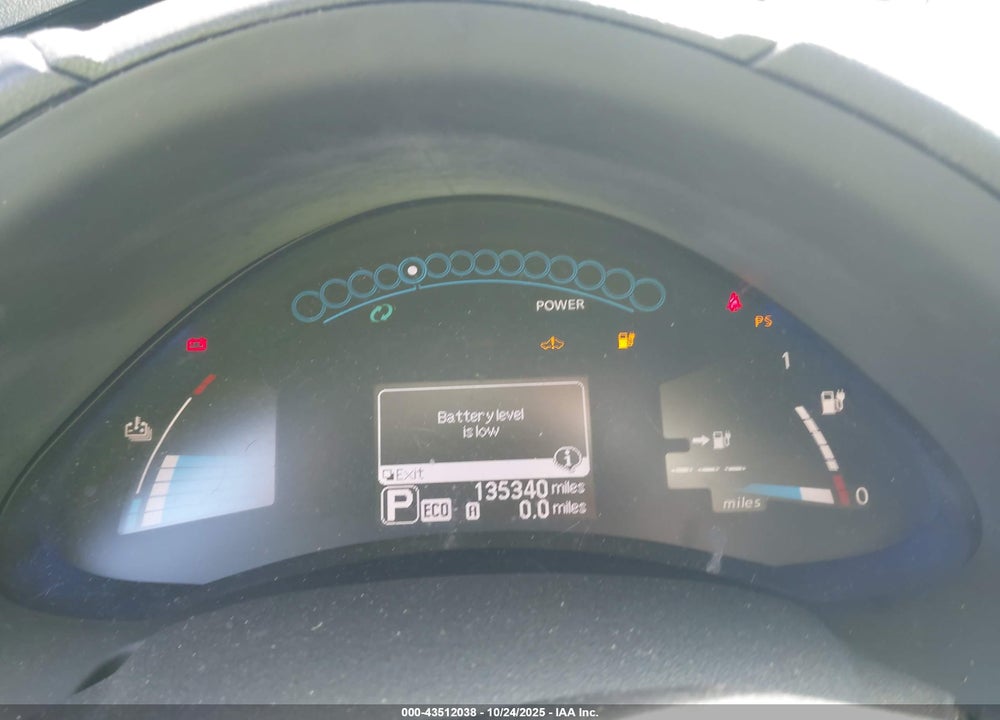 2013 NISSAN LEAF SL VIN: 1N4AZ0CP0DC403800