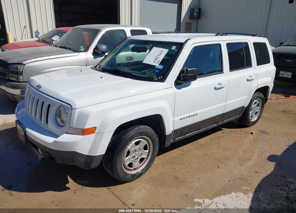 2016 JEEP PATRIOT VIN: 1C4NJPBB0GD576748