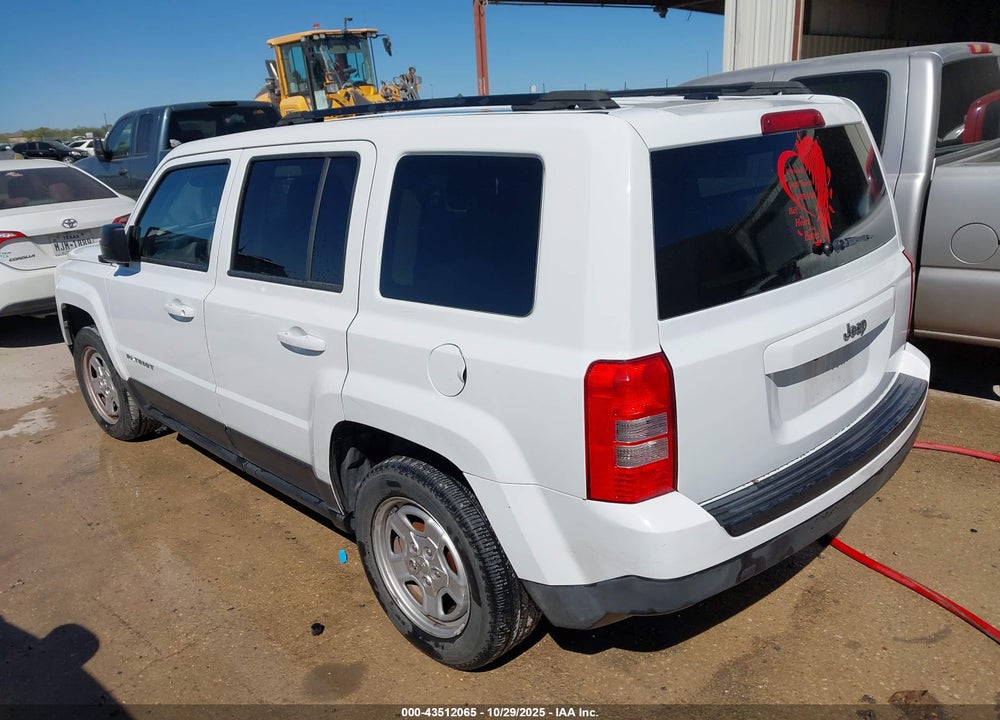 2016 JEEP PATRIOT VIN: 1C4NJPBB0GD576748