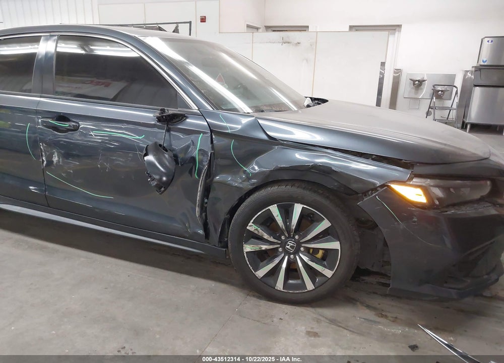 2022 HONDA CIVIC EX-L VIN: 19XFL1H73NE014322